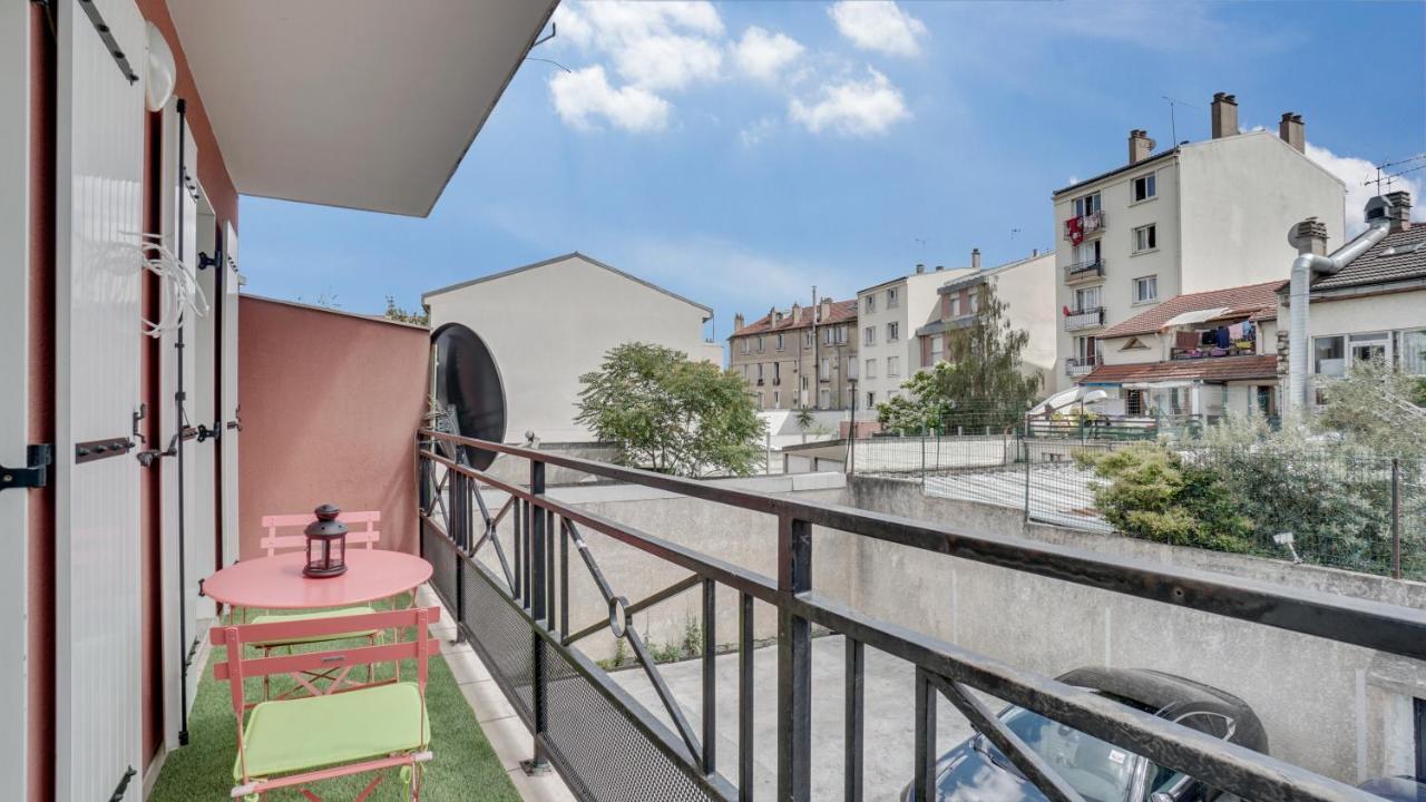 Chic Apart With Parking Near Paris Appartamento Aubervilliers Esterno foto